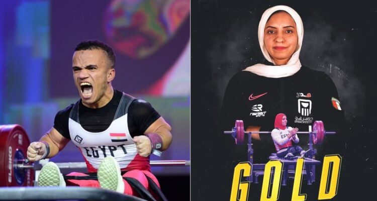 كأس العالم لرفع الأثقال رحاب احمد و محمد المنياوي