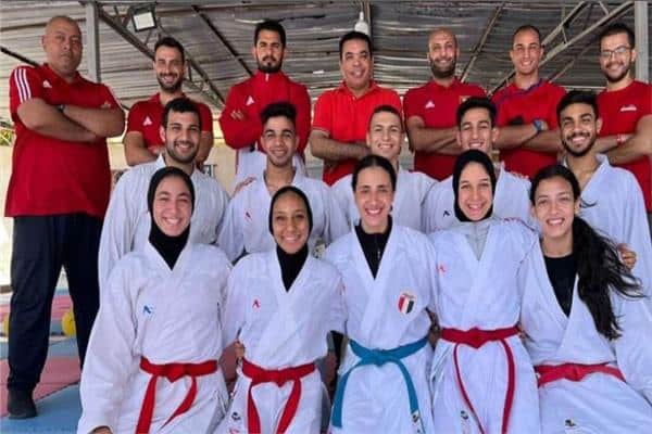 بطولة الدوري العالمي للكاراتيه بعثة المنتخب المصري
