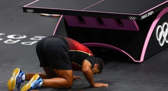 اولمبياد باريس 2024 عمر عصر يصل ربع نهائي تنس الطاولة