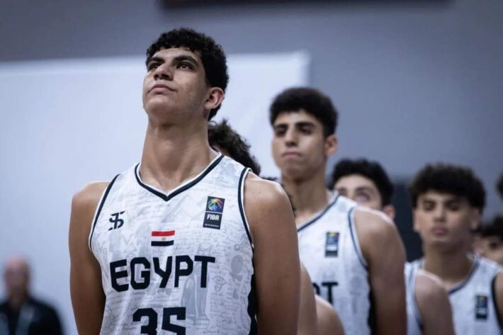 بطولة العالم لكرة السلة ناشئين منتخب مصر 12 عالميا