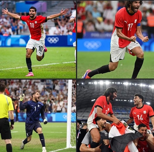اولمبياد باريس 2024 مصر تفوز على باراجواي