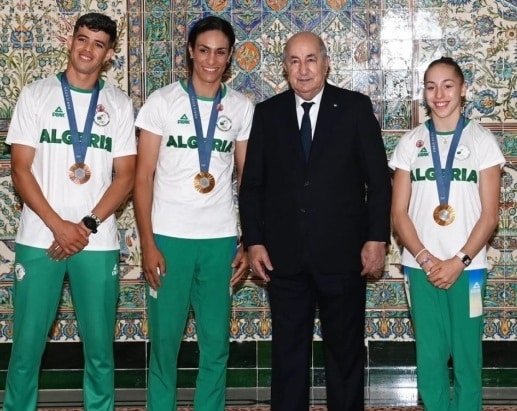 الجزائر: فيديو الرئيس الجزائري عبد المجيد تبون يكرم الأبطال حاملي ميداليات أولمبياد باريس