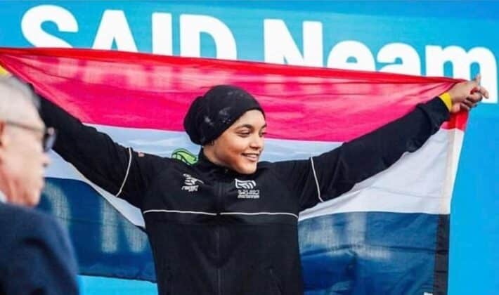 اولمبياد باريس 2024 نعمه سعيد رفع الاثقال