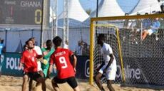 مصر و غانا فى بطولة امم إفريقيا كرة القدم الشاطئيه