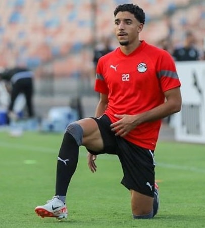 عمر مرموش من تدريبات منتخب مصر