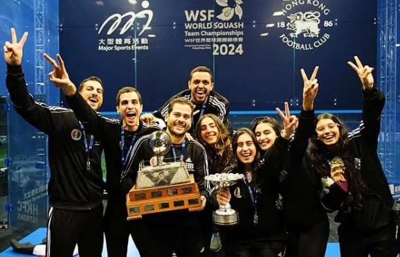 أبطال الإسكواش المصري 2024