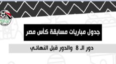 جدول مباريات كأس مصر 2025