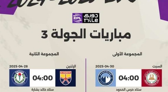 جدول الدوري المصري