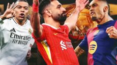 كيليان مبابي و محمد صلاح و رافينيا