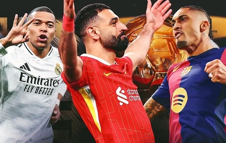 كيليان مبابي و محمد صلاح و رافينيا