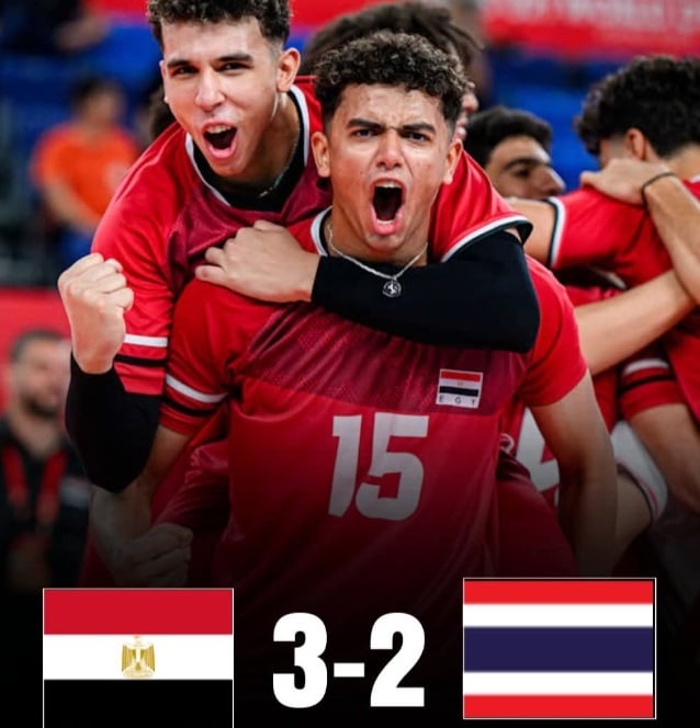 بطولة العالم للكرة الطائرة شباب U21 : مصر تفوز على تايلاند