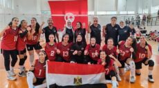 ناشئات مصر كرة طائرة