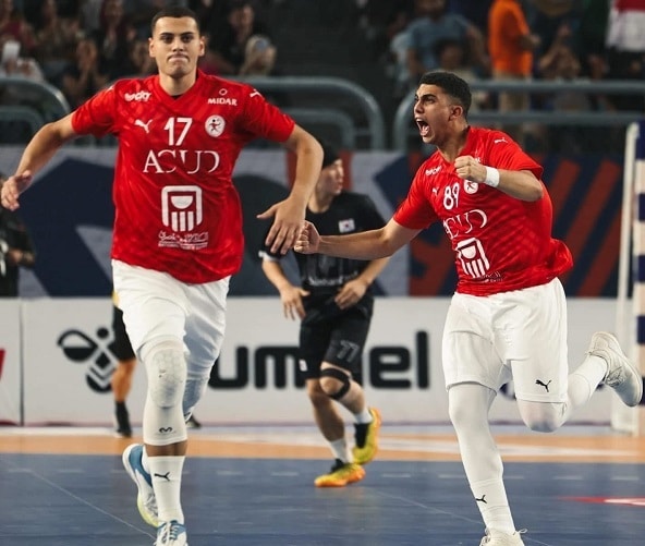 مصر تفوز على كوريا الجنوبية فى مونديال اليد