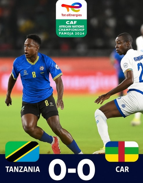 كأس إفريقيا للمحليين شان 2024 تنزانيا و إفريقيا الوسطى