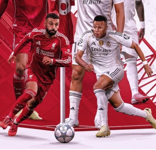 دوري أبطال اوروبا صلاح و مبابي