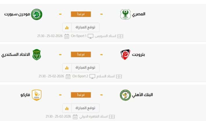 الدوري المصري