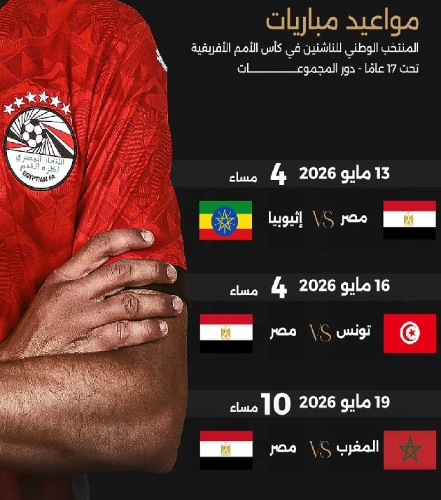 أمم إفريقيا للناشئين منتخب مصر